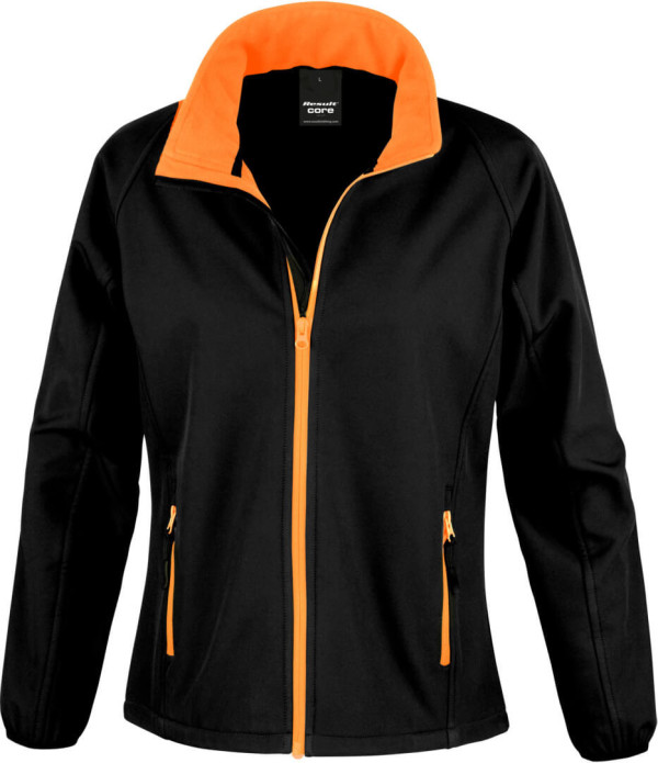 2-Lagen Damen Softshell Jacke "Printable"