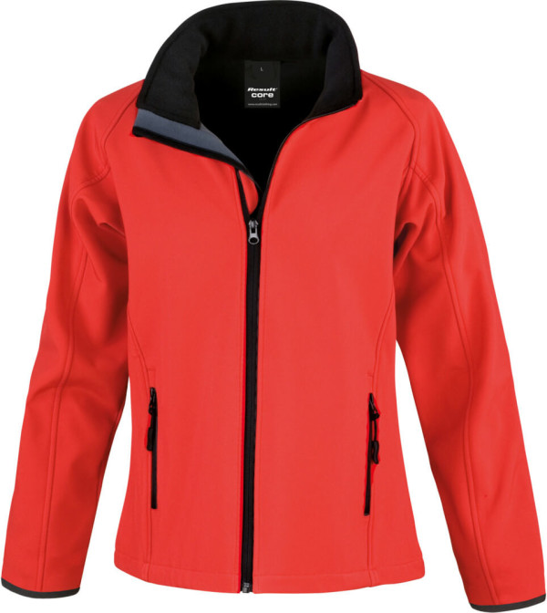 2-Lagen Damen Softshell Jacke "Printable"