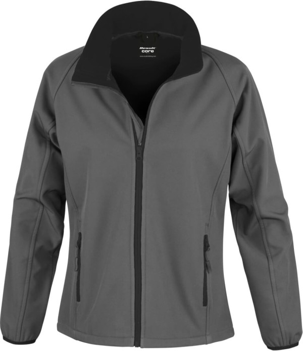 2-Lagen Damen Softshell Jacke "Printable"