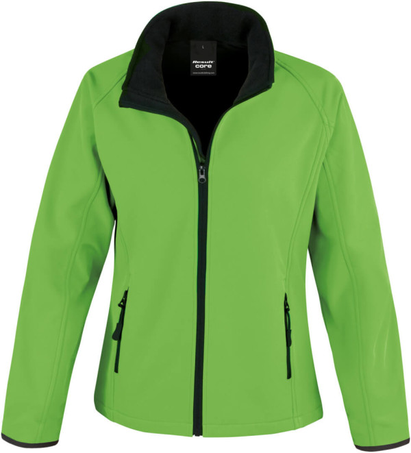 2-Lagen Damen Softshell Jacke "Printable"