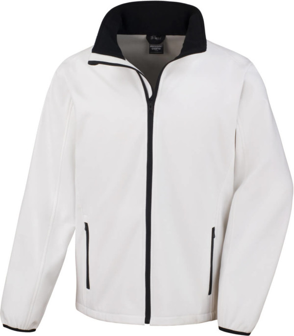 2-Lagen Herren Softshell Jacke "Printable"