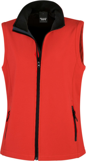 2-Lagen Damen Softshell Gilet "Printable" - Reklamnepredmety