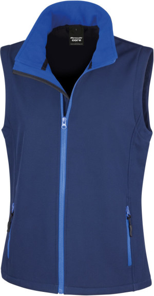 2-Lagen Damen Softshell Gilet "Printable" - Reklamnepredmety