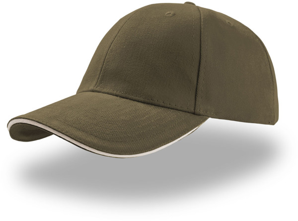 6 Panel Twill Kappe