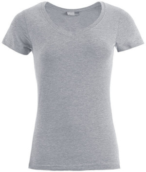 Damen Slim Fit V-Neck-T - Reklamnepredmety
