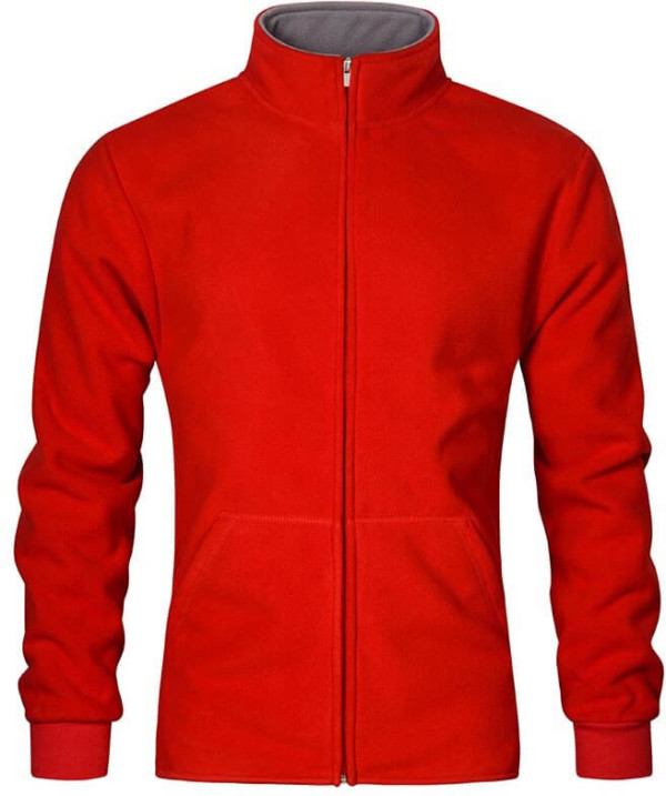Herren Double Fleece Jacke
