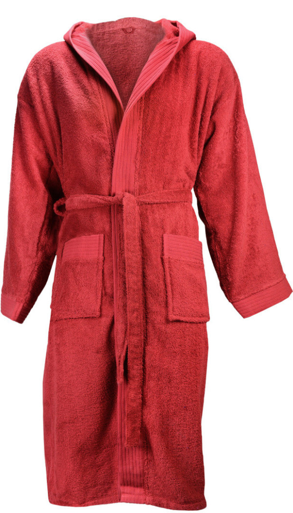 Bademantel mit Kapuze