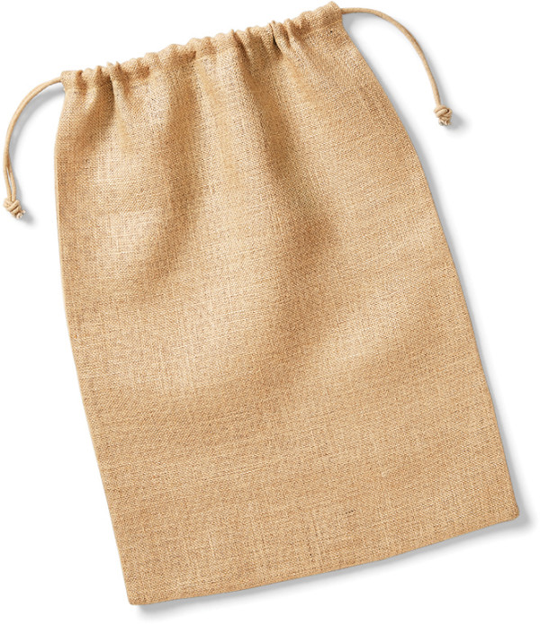 Jute Tasche mit Zugkordel