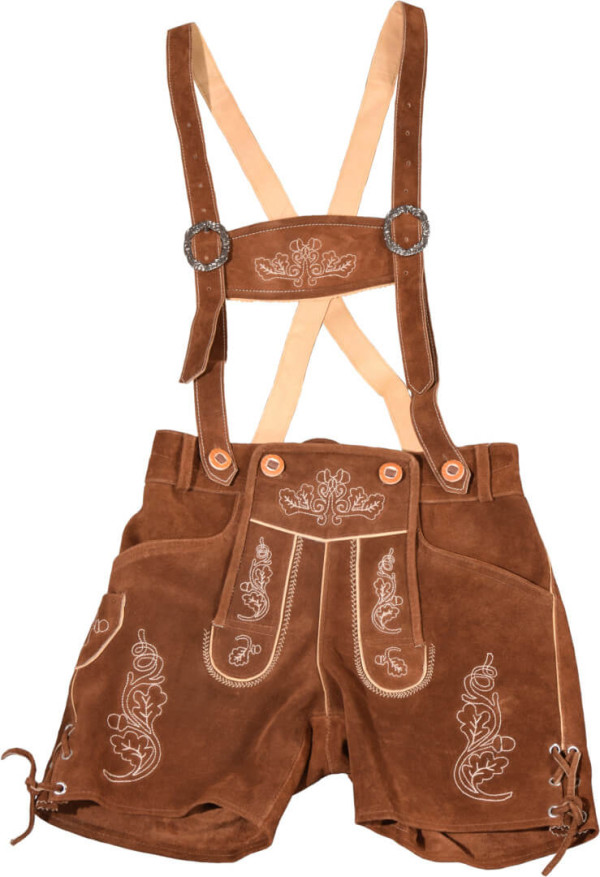 Damen Lederhose kurz