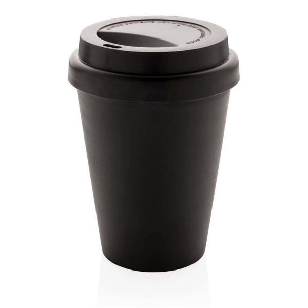 Wiederverwendbarer doppelwandiger Kaffeebecher 300ml, blau