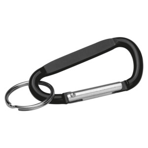 Farbiger Karabiner mit Metallring. - Reklamnepredmety