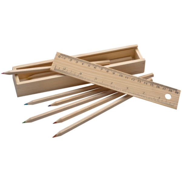 Ein Satz von 8 Buntstiften