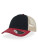 AT527 Rapper Canvas Cap - AT527_Navy_Burgundy_Beige - variant Ls 1000298189