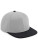 CB661 Original Flat Peak 6 Panel Snapback Cap - CB661_Grey_Black - variant Ls 1000294077