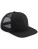 CB664 Original Flat Peak 6 Panel Trucker Cap - CB664_Black_Black - variant Ls 1000294078