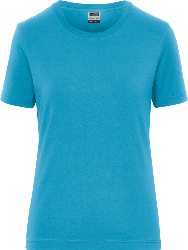 Damen Bio Stretch-T Work -Solid-