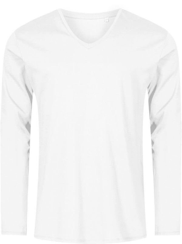 Herren X.O V-Neck T-Shirt langarm