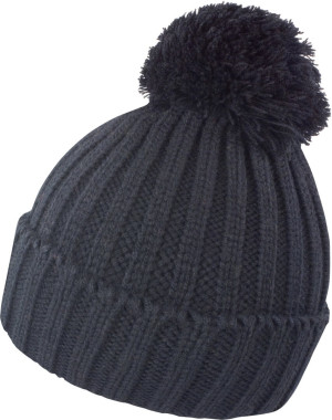 Strickmütze mit Pompon - Reklamnepredmety