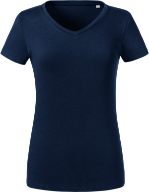 Damen Bio V-Neck T-Shirt - Reklamnepredmety