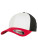 FX6277TT 3-Tone Flexfit Cap - FX6277TT_Red_White_Black - variant Ls 1000291368