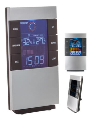 California Digitale Uhr und Wetterstation - Reklamnepredmety