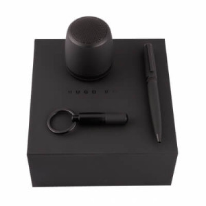 Set Gear Matrix Black (ballpoint pen, key ring & speaker) - Reklamnepredmety
