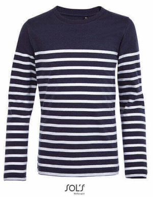 L03101 Kids´ Long Sleeve Striped T-Shirt Matelot - Reklamnepredmety