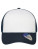 MB6239 6 Panel Mesh Cap - MB6239_White_Navy - variant Ls 1000304429