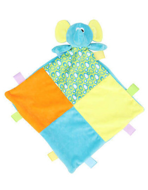 MM701 Baby Multi Coloured Comforter with Rattle - Reklamnepredmety