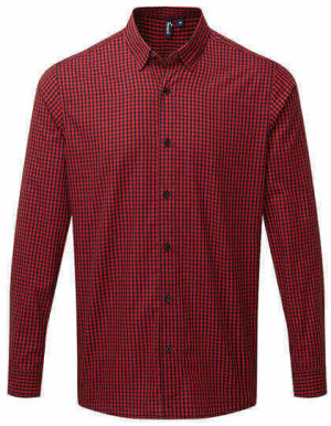 PW252 Maxton Check Mens Long Sleeve Shirt - Reklamnepredmety
