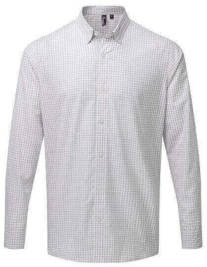 PW252 Maxton Check Mens Long Sleeve Shirt - Reklamnepredmety