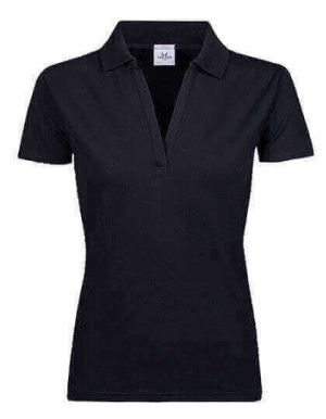 TJ1409 Womens Luxury Stretch V-Neck Polo - Reklamnepredmety