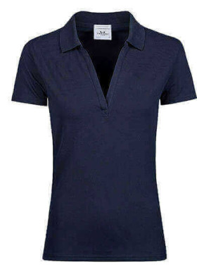 TJ1409 Womens Luxury Stretch V-Neck Polo - Reklamnepredmety