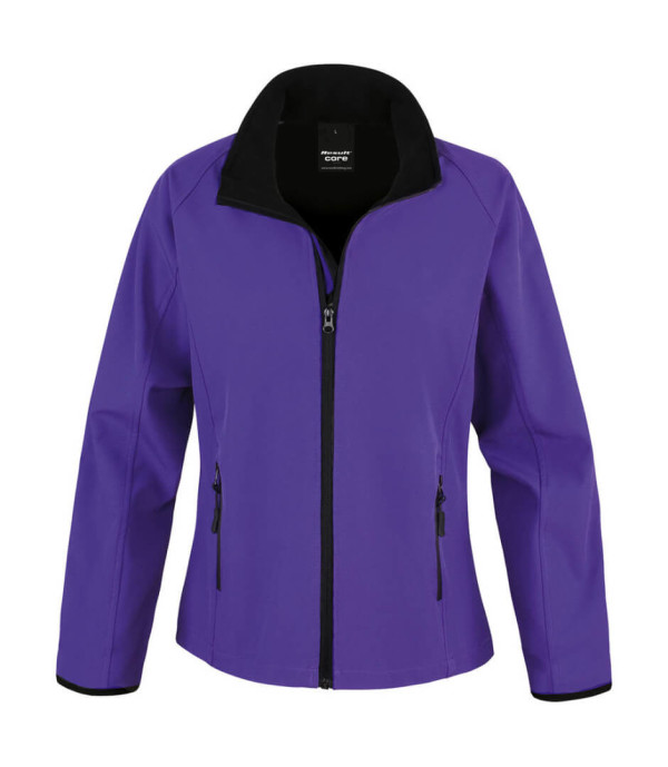 Bedruckbare Damen Soft Shell Jacke