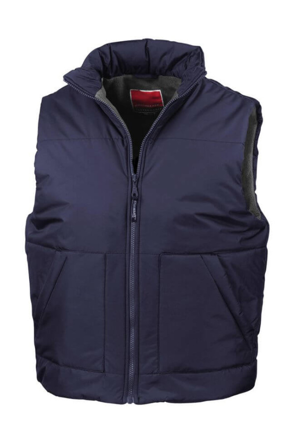 Bodywarmer mit Fleece-Futter