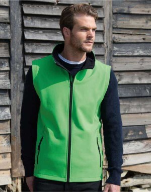 Bedruckbarer Soft Shell Bodywarmer - Reklamnepredmety
