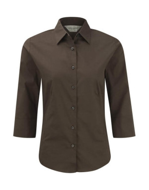 Körperbetonte Stretch-Bluse mit 3/4 Arm - Reklamnepredmety