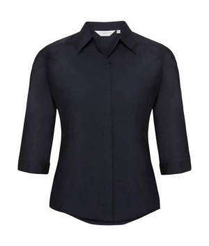 Popelin Bluse mit 3/4 Arm - Reklamnepredmety