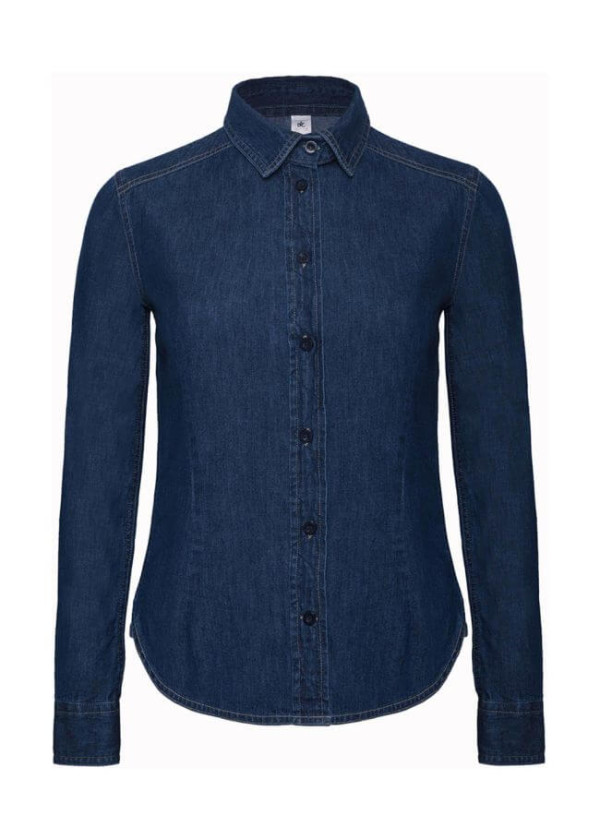 Ladies' Denim Shirt LS
